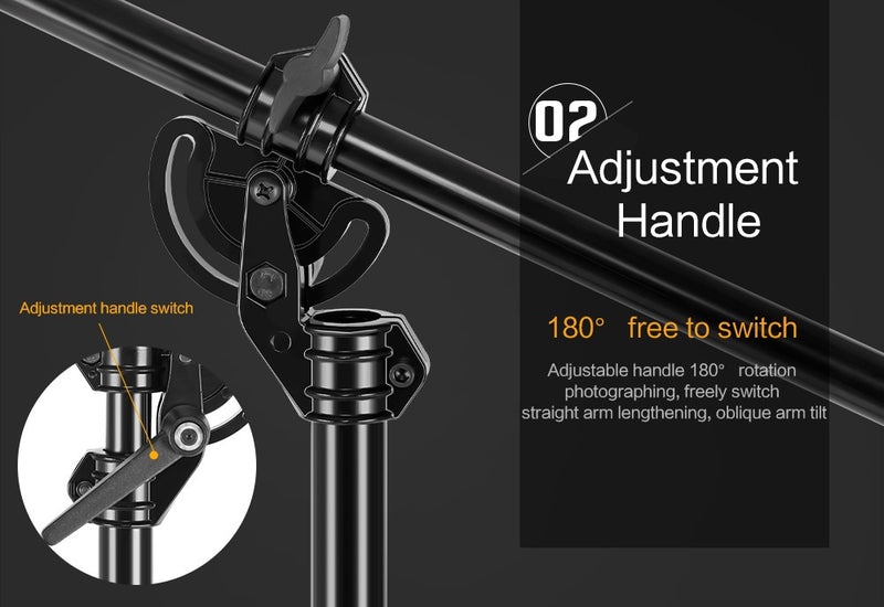 Equipamento fotográfico de tripé de 4m, acessório de estúdio de fotografia,