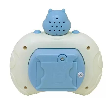 Brinquedo de apertar Anti-Stress Ansiedade Sensorial Toys Adultos Crianças Fast Push Game Giro HIPOPOTAMO AZUL BLUE