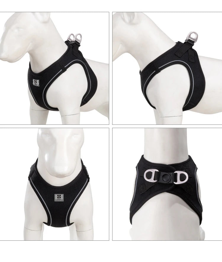 Dog Harness Leash Set for small medium dog Adjustable Reflective Puppy Cat Harness pet Vest Chihuahua Yorkies Outdoor Walking