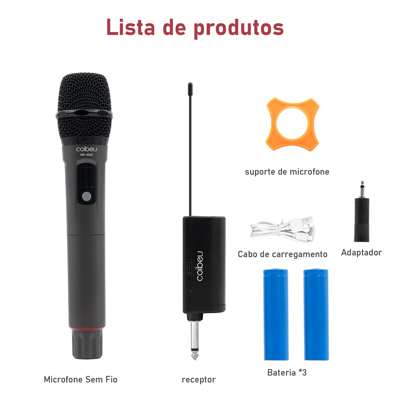 Professional Wireless Microphone For PC Gaming 210-270V 10ppm 40-18000Hz Brazil Wireless Microphone
