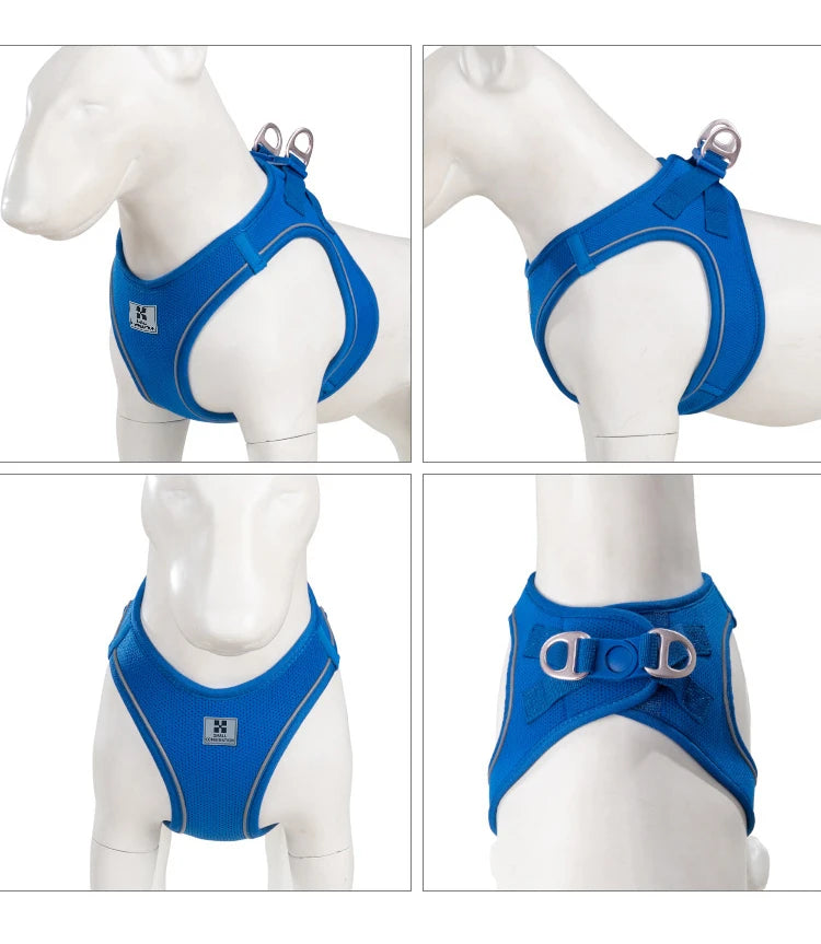 Dog Harness Leash Set for small medium dog Adjustable Reflective Puppy Cat Harness pet Vest Chihuahua Yorkies Outdoor Walking