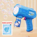 Pistola de bolhas totalmente automática, máquina de bolhas, brinquedo para crianças, para usar na praia e em atividades ao ar livre.