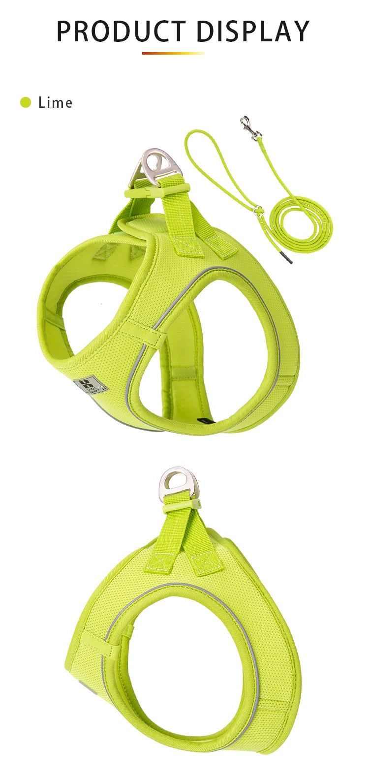 Dog Harness Leash Set for small medium dog Adjustable Reflective Puppy Cat Harness pet Vest Chihuahua Yorkies Outdoor Walking