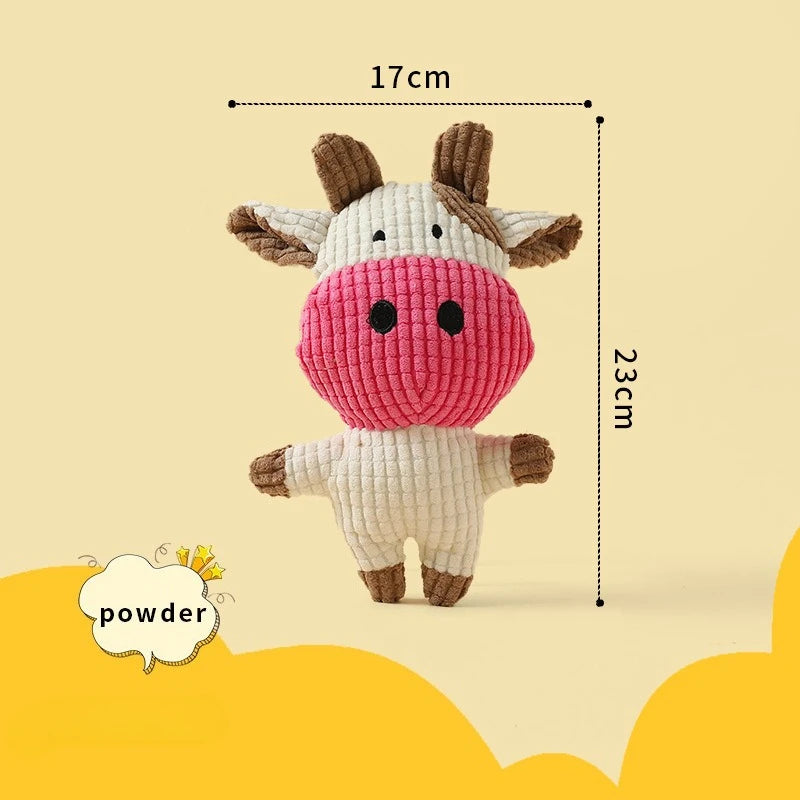 Dog Bite Resistant Teeth Grinding Sound Relief Duck Sound Toy Plush Companion Sleeping Duck Dog Toys for Small Large Dogs