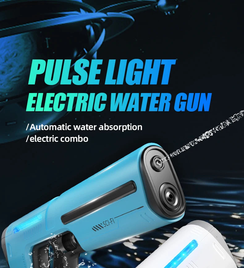 Automatically Water High Pressure Electric Water Gun Toys for Kids Summer Outdoor Pool Fight Games Children Water Toys Boys Gift