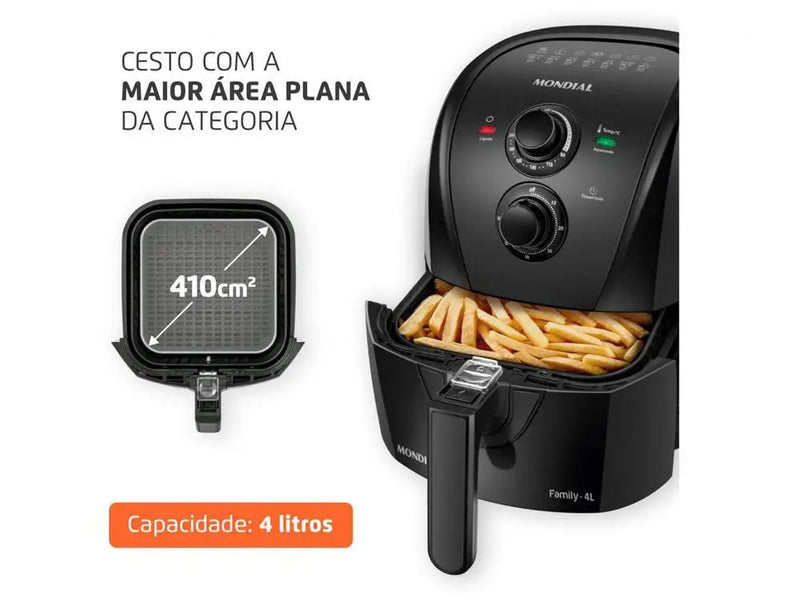 Electric Fryer without Oil/Air Fryer Mondial - 110V