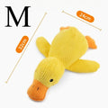 Dog Bite Resistant Teeth Grinding Sound Relief Duck Sound Toy Plush Companion Sleeping Duck Dog Toys for Small Large Dogs