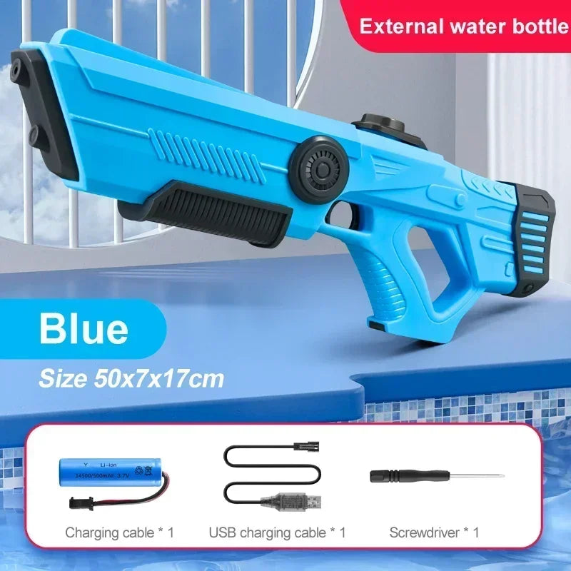 Automatically Water High Pressure Electric Water Gun Toys for Kids Summer Outdoor Pool Fight Games Children Water Toys Boys Gift