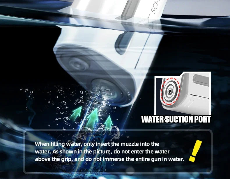Automatically Water High Pressure Electric Water Gun Toys for Kids Summer Outdoor Pool Fight Games Children Water Toys Boys Gift