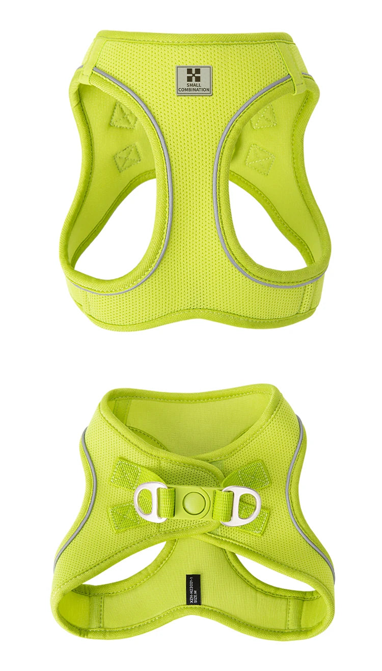 Dog Harness Leash Set for small medium dog Adjustable Reflective Puppy Cat Harness pet Vest Chihuahua Yorkies Outdoor Walking