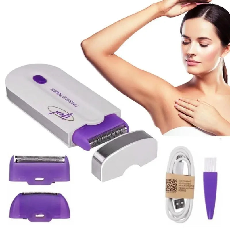 kit de cuidados femininos Depilador recarregável sem fio 2 em 1 + Lixador de Pé Elétrico pragmático econômico úteis Frete gráti