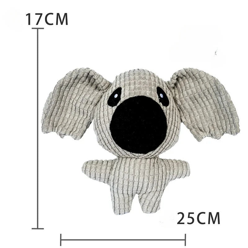 Dog Bite Resistant Teeth Grinding Sound Relief Duck Sound Toy Plush Companion Sleeping Duck Dog Toys for Small Large Dogs
