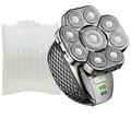 4D Head Shavers for Bald Men, Upgraded 9 Floating Heads 6-in-1 Rechargeable Waterproof Wet Dry Bald Head Shavers for Men