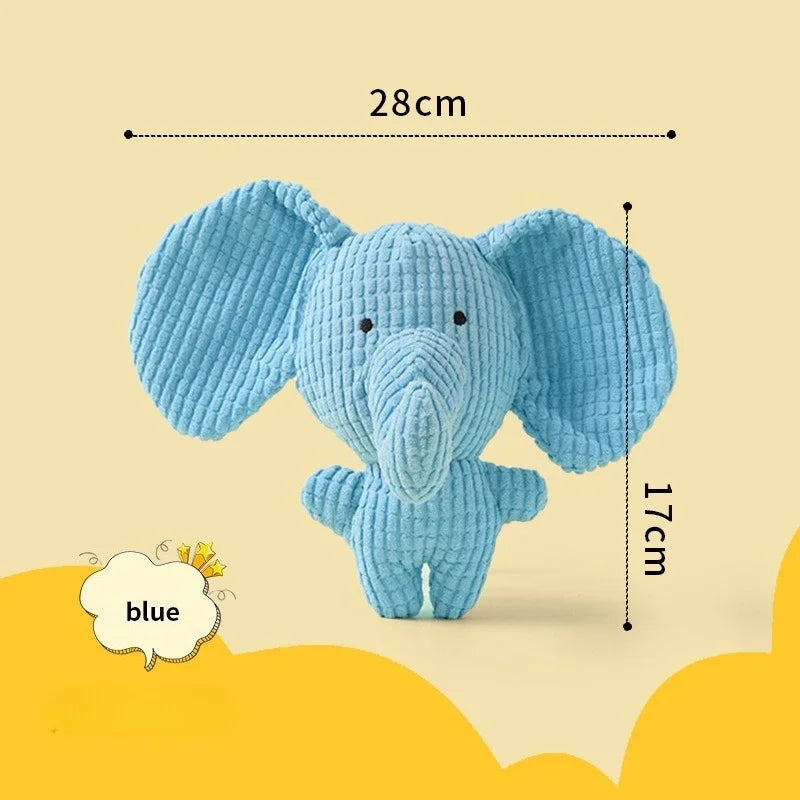 Dog Bite Resistant Teeth Grinding Sound Relief Duck Sound Toy Plush Companion Sleeping Duck Dog Toys for Small Large Dogs