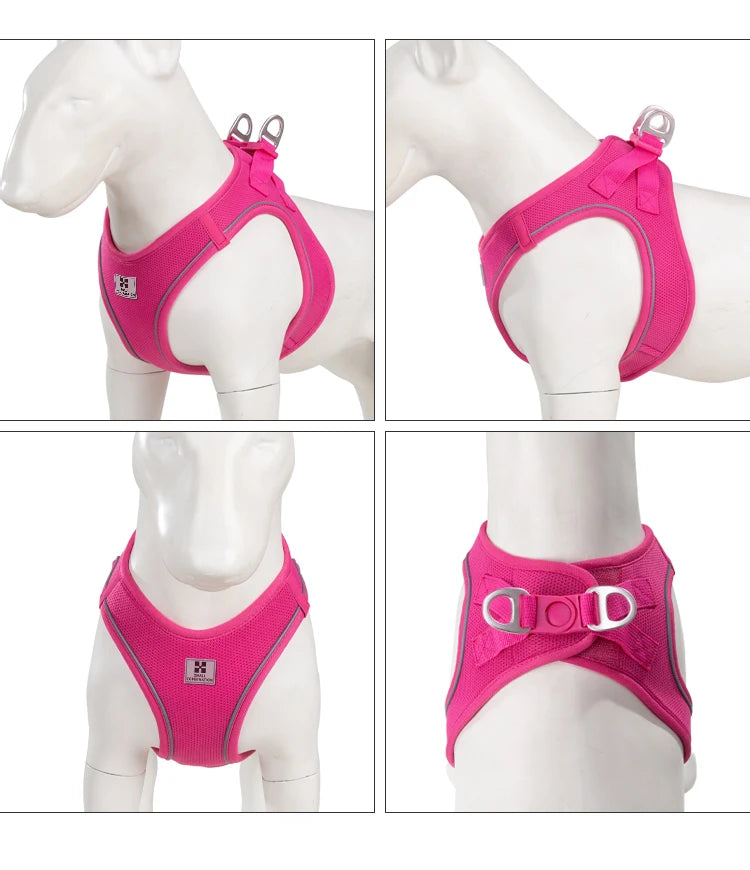Dog Harness Leash Set for small medium dog Adjustable Reflective Puppy Cat Harness pet Vest Chihuahua Yorkies Outdoor Walking