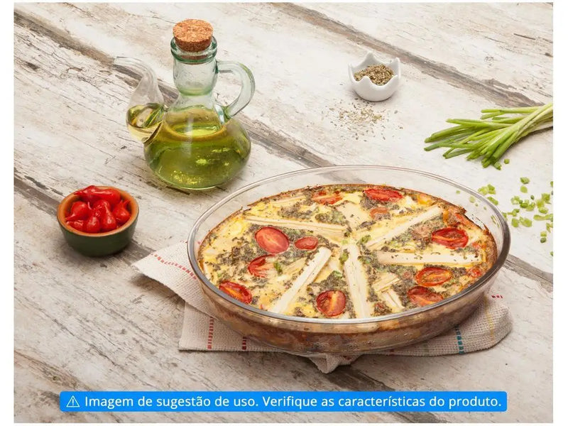 Marinex Oval Glass Baking Plate