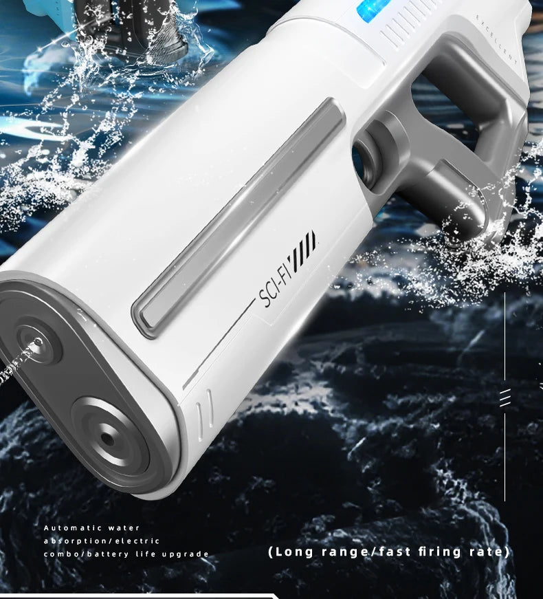 Automatically Water High Pressure Electric Water Gun Toys for Kids Summer Outdoor Pool Fight Games Children Water Toys Boys Gift