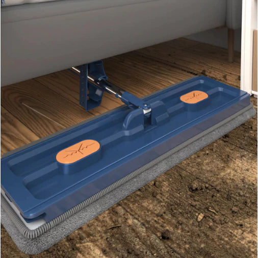 Mop Flat Plano Lava e Seca Microfibra Articulado Gira 360 Cabo 1,4m